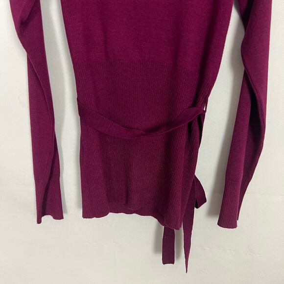 Derek Heart Sweater Juniors M Y2K Puff Shoulder Cowl Neck Career Workwear Casual - Picture 8 of 9